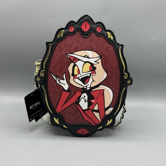 Hazbin Hotel Charlie & Vaggie Double-Sided Crossbody Bag NEW - Picture 7 of 11